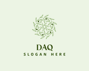 Farmer - Abstract Olive Leaves logo design