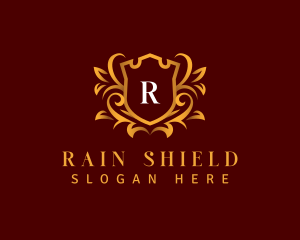 Royal Shield Ornament logo design