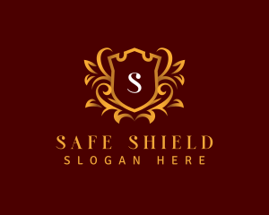 Royal Shield Ornament logo design