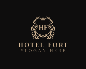 Royal Upscale Hotel logo design