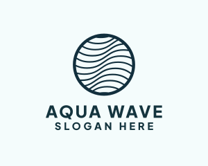 Wave Globe Tech logo design