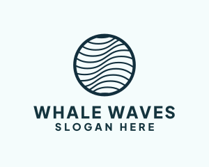 Wave Globe Tech logo design