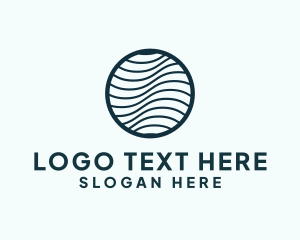 Application - Wave Globe Tech logo design