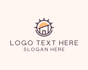 Structure - Modern Roof House logo design