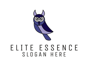 Modern Owl Wildlife Logo