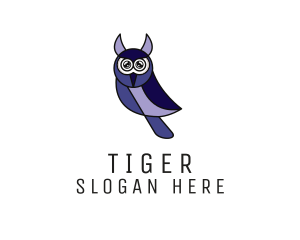 Eye - Modern Owl Wildlife logo design