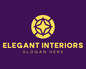 Elegant North Star logo design