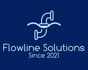 Pipeline - Water Pipe Repair logo design