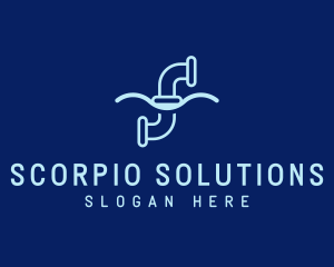 Water Pipe Repair  logo design