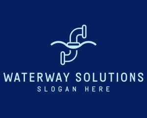 Water Pipe Repair  logo design