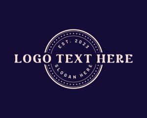 Wordmark - Generic Round Badge logo design