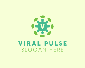 Virus - Virus Leaves Germs logo design