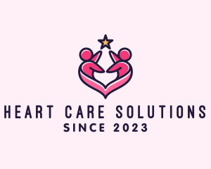 Human Welfare Heart logo design