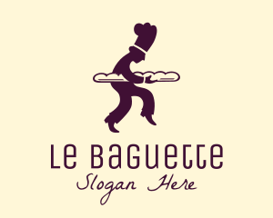 Baguette - French Baguette Patisserie Baker logo design