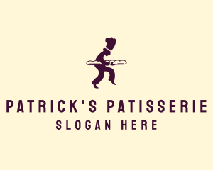 French Baguette Patisserie Baker logo design