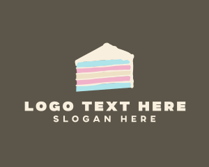 Lgbt - Blue Pink Layer Cake logo design