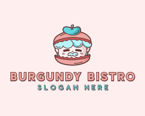 Macaron Pastry Restaurant logo design