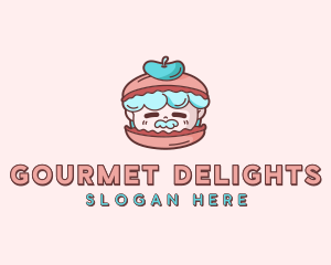 Macaron Pastry Restaurant logo design