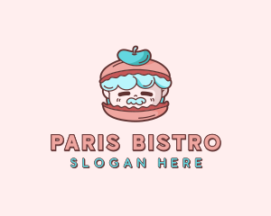 Macaron Pastry Restaurant logo design