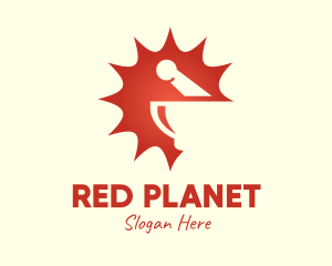 Red Mortar & Pestle logo design