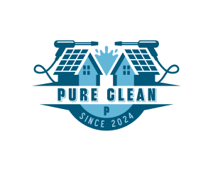 Roof Gutter Cleaner logo design