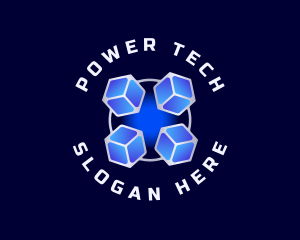 Tech Cube Cluster Logo