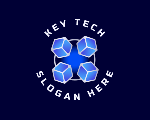 Tech Cube Cluster logo design