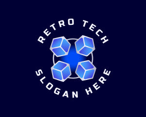 Tech Cube Cluster logo design