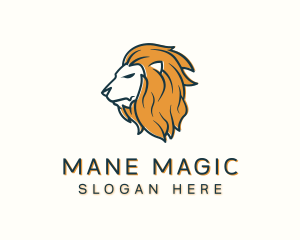 Mane - Modern Lion Head logo design