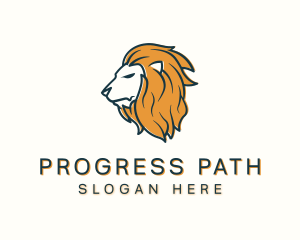 Modern Lion Head logo design