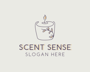 Scented Candle Decor logo design