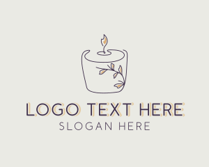 Decoration - Scented Candle Decor logo design