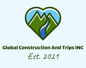 Heart Mountain Tour logo design