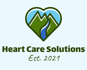 Heart Mountain Tour logo design