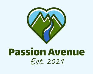 Passion - Heart Mountain Tour logo design