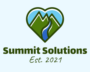 Mount - Heart Mountain Tour logo design