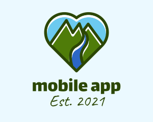 Mount - Heart Mountain Tour logo design