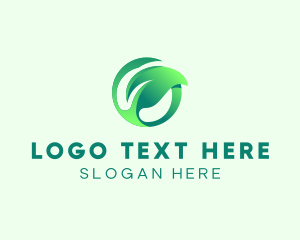 Botany - Garden Organic Leaf logo design