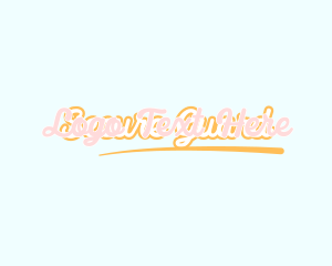 Cursive - Retro Cursive Wordmark logo design