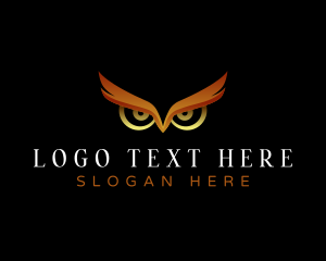 Beak - Nocturnal Owls Eye logo design