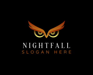 Nocturnal - Nocturnal Owls Eye logo design