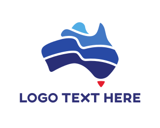 Australia Map Continent Logo Brandcrowd Logo Maker