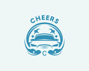 Clean Bubbles Car Wash Logo