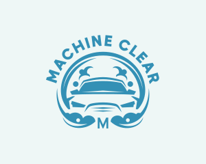 Clean Bubbles Car Wash Logo