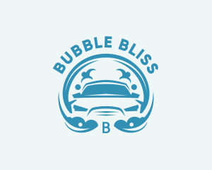 Clean Bubbles Car Wash logo design