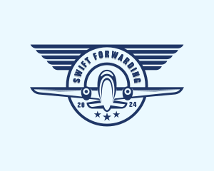 Airplane Flight Pilot logo design