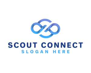 Infinity Loop Network logo design