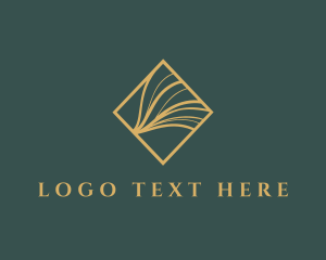 Corporation - Gold Corporate Wave logo design