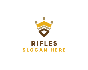 Royal Shield Crown logo design