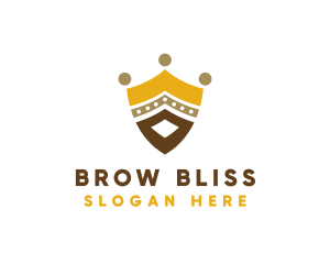 Royal Shield Crown logo design